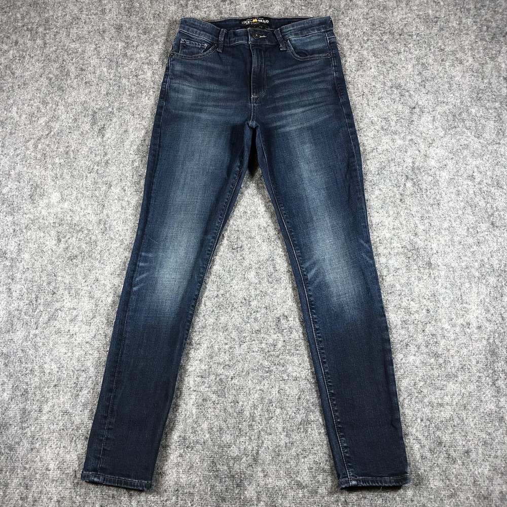 Lucky Brand Bridgette Skinny Jeans‎ Womens 4 27 Blue Denim Medium Wash Casual